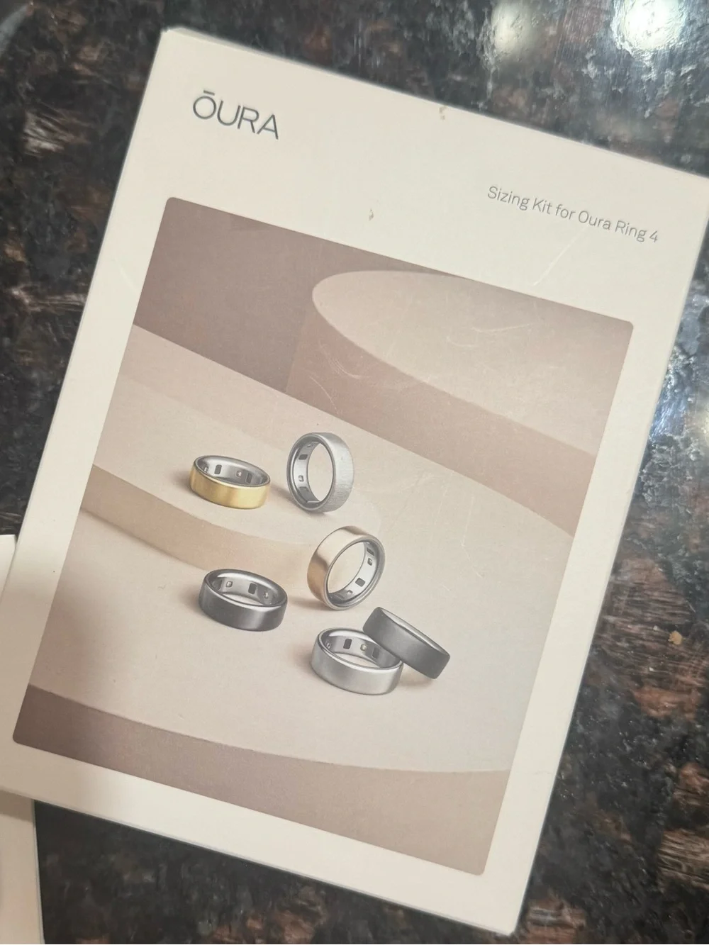 Oura Ring 4 Silver, size 9